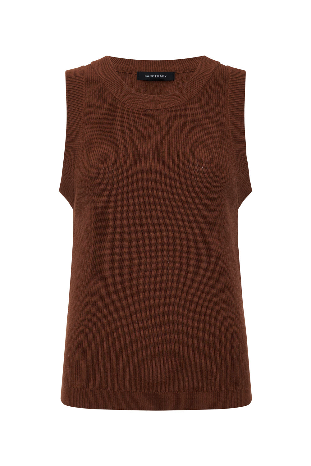 IN THE MIX SWEATER TANK ANCIENT CLAY | Sanctuary Clothing