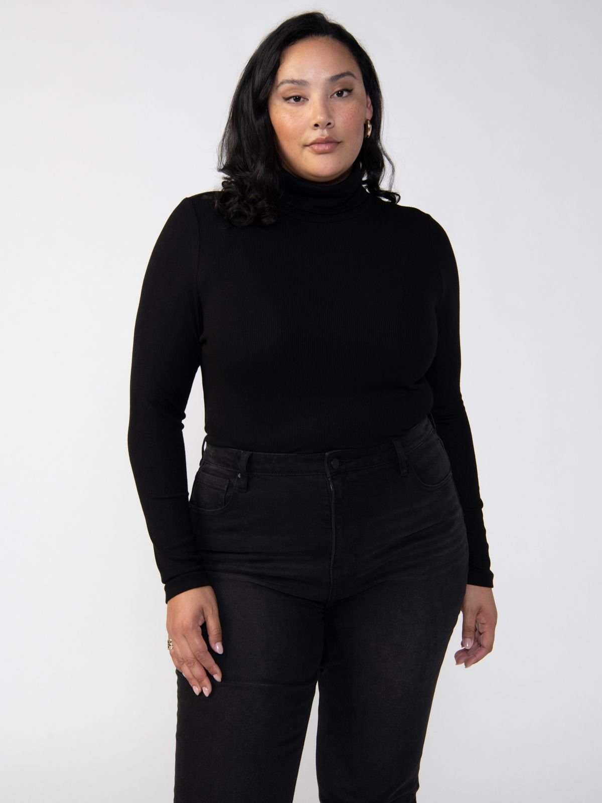 ESSENTIAL TURTLENECK BLACK | Sanctuary Clothing