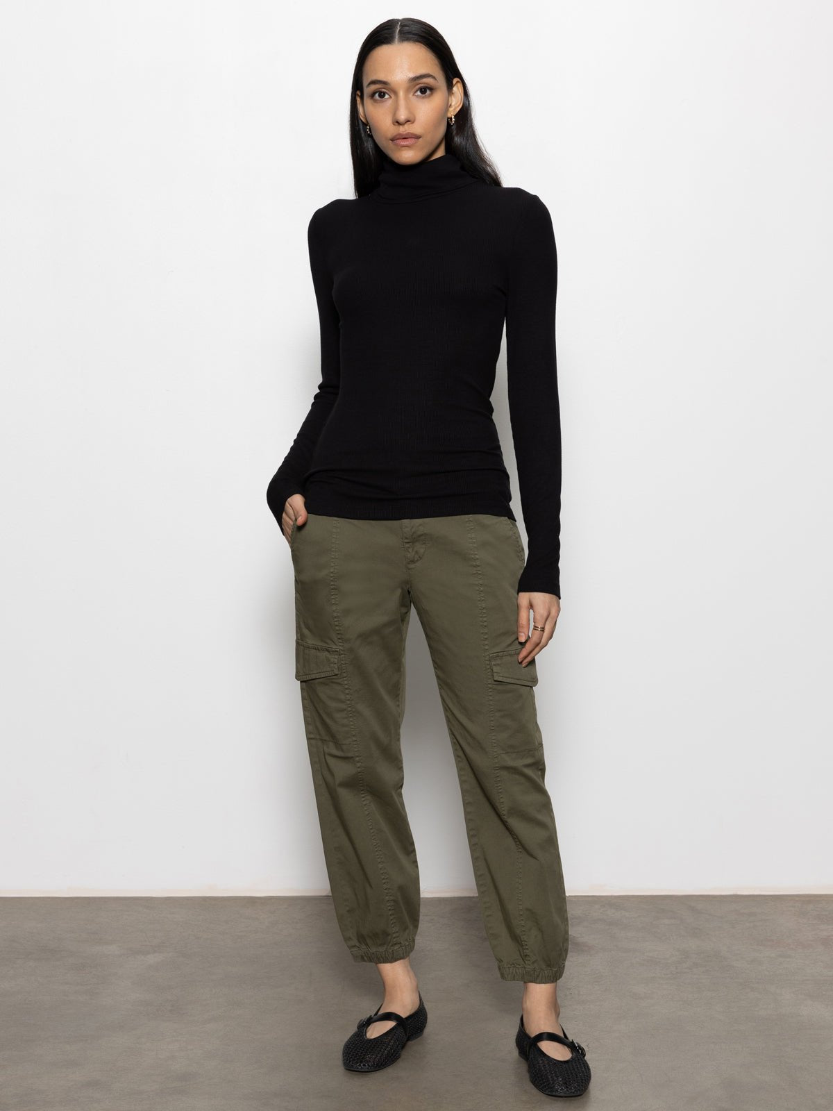 Black Essential Turtleneck Top | Sanctuary Clothing
