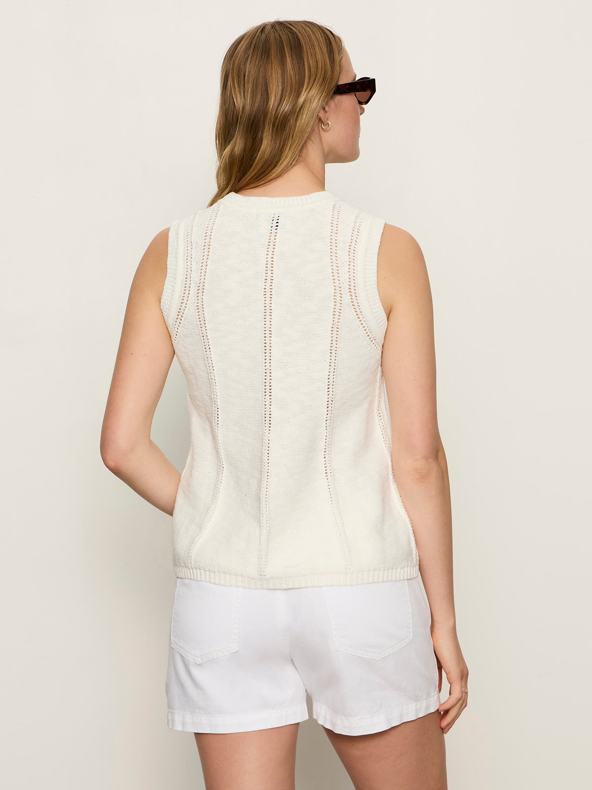 EASY POINTELLE SHELL CHALK | Sanctuary Clothing
