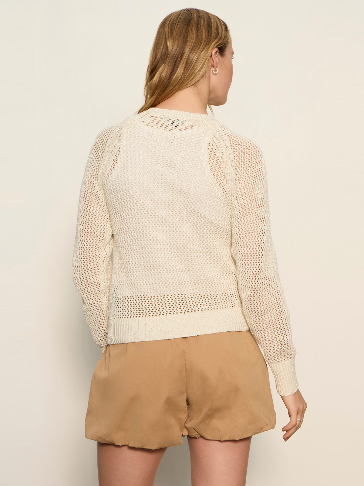 METALLIC OPEN KNIT CARDI COLLAGEN | Sanctuary Clothing