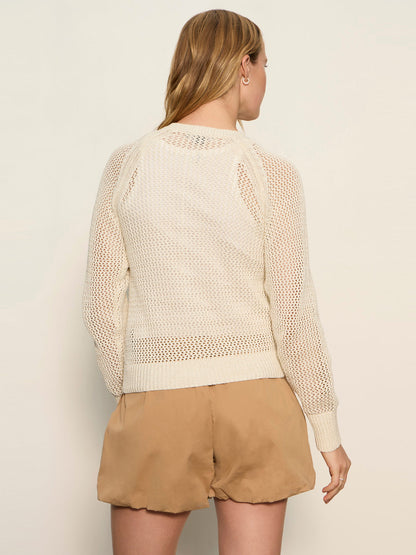 METALLIC OPEN KNIT CARDI COLLAGEN | Sanctuary Clothing