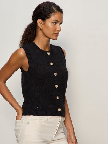 POINTELLE SHELL BLACK | Sanctuary Clothing