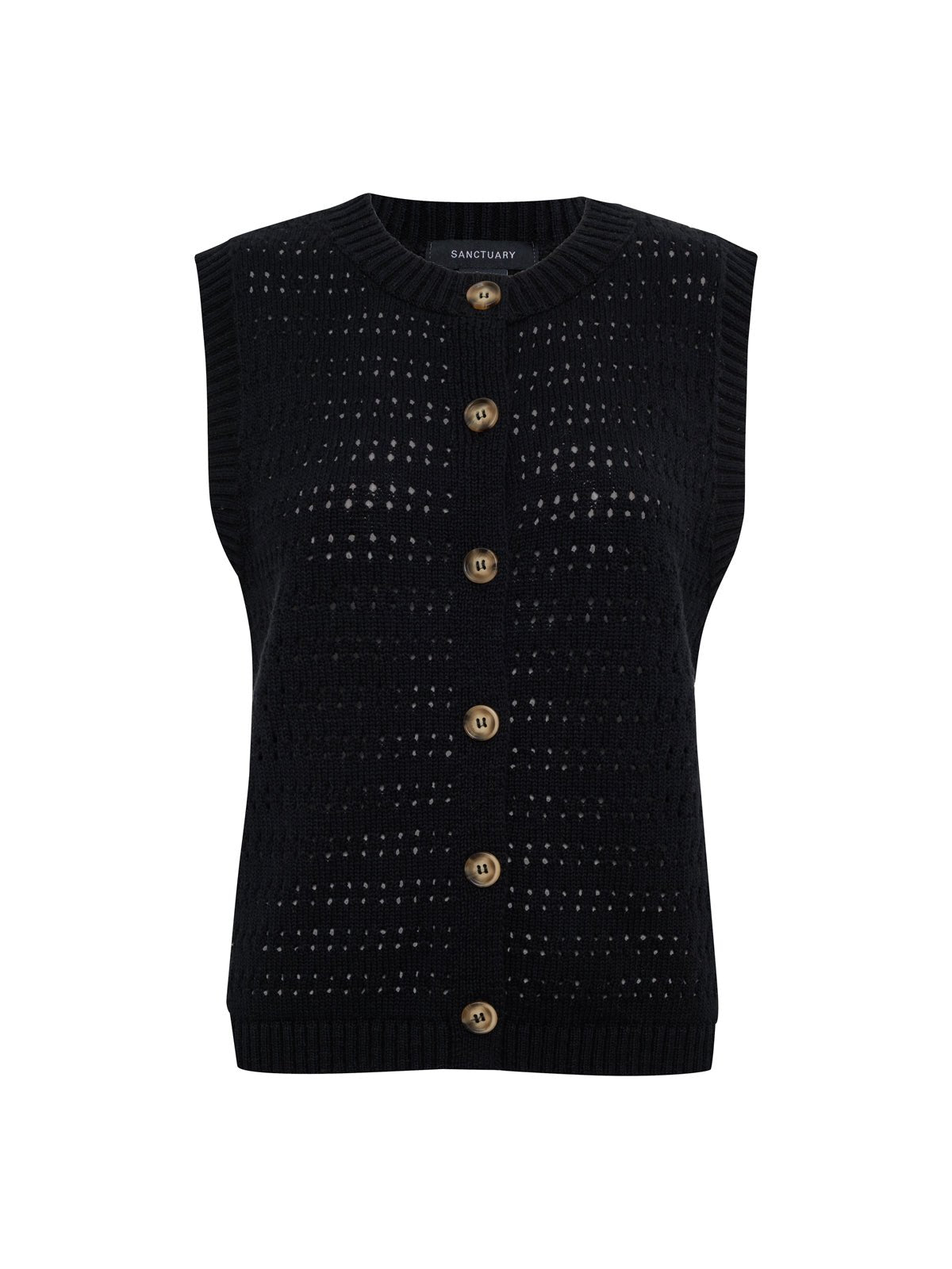 POINTELLE SHELL BLACK | Sanctuary Clothing