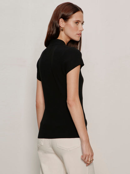 LOVER GIRL RIBBED SWEATER BLACK | Sanctuary Clothing