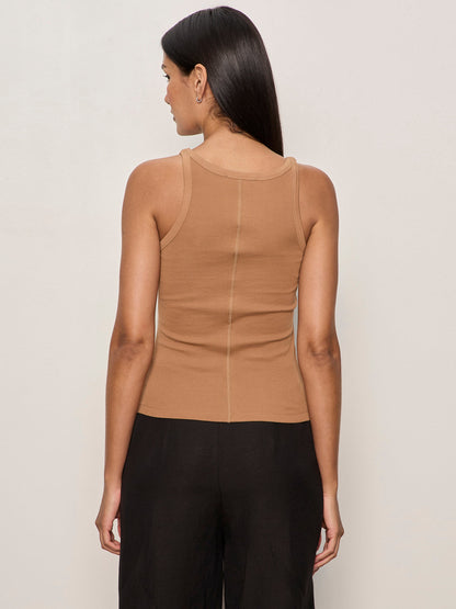SPRINTER RIB TANK TOASTED COCONUT | Sanctuary Clothing