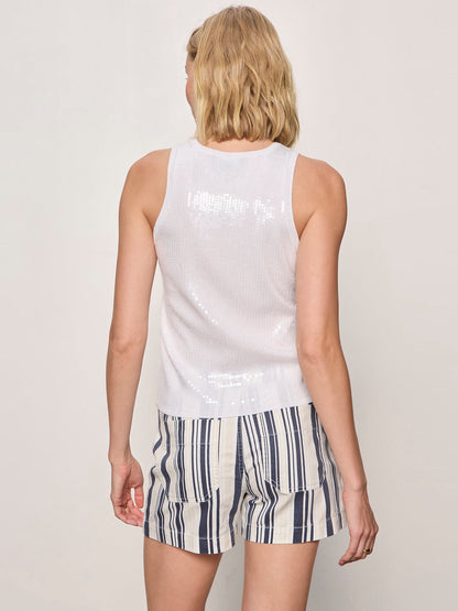 SUMMER SHINE SEQUIN SHELL WHITE | Sanctuary Clothing