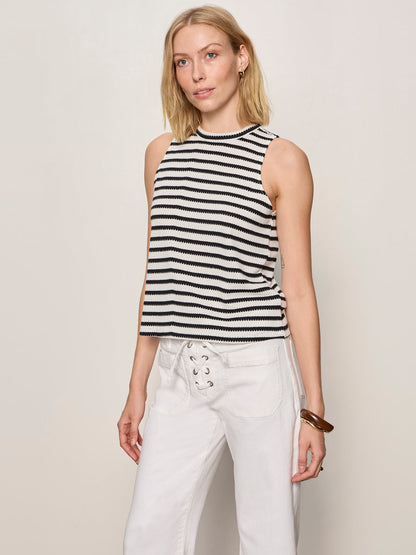 CAMPARI TANK MACRAME STRIPE | Sanctuary Clothing