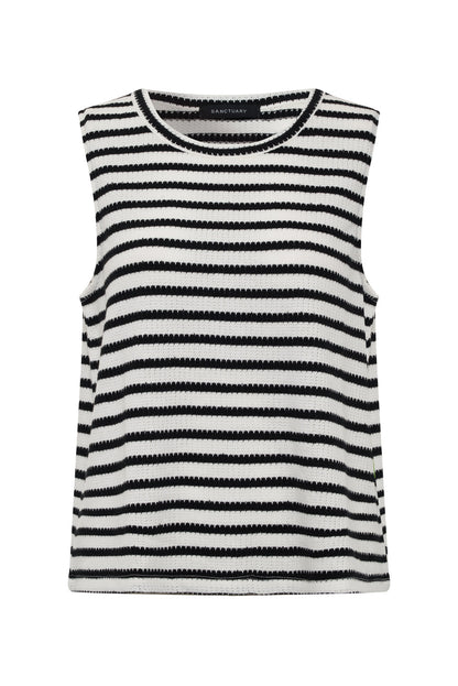 CAMPARI TANK MACRAME STRIPE | Sanctuary Clothing