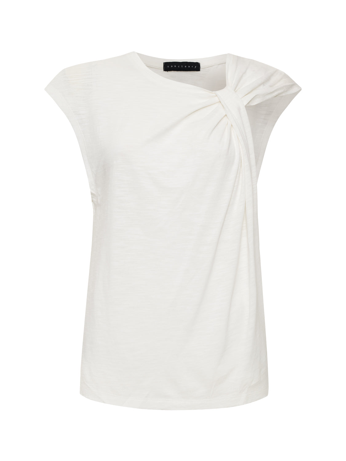 SO TWISTED MUSCLE TEE WHITE | Sanctuary Clothing