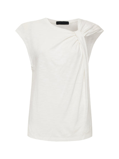 SO TWISTED MUSCLE TEE WHITE | Sanctuary Clothing