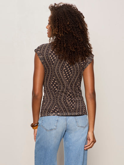 CHARISMA DOLMAN MESH TEE RHYTHMIC | Sanctuary Clothing