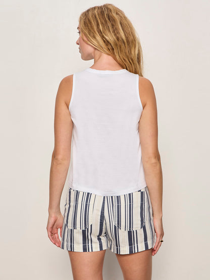 CAMPARI EMBELLISHED TANK WHITE | Sanctuary Clothing