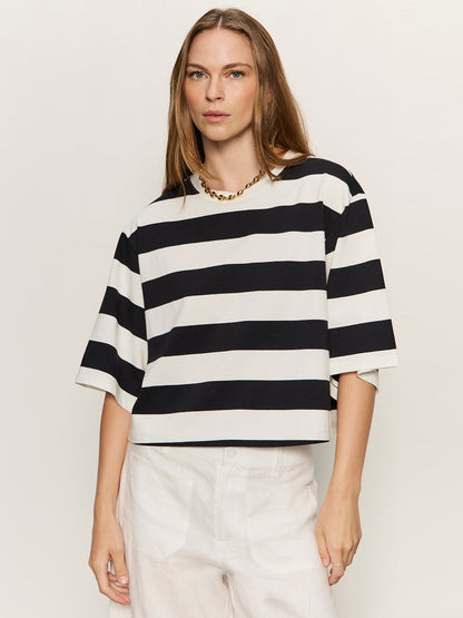 BELLE TEE CHALK AND BLACK | Sanctuary Clothing