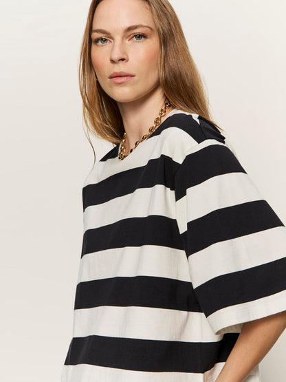 BELLE TEE CHALK AND BLACK | Sanctuary Clothing
