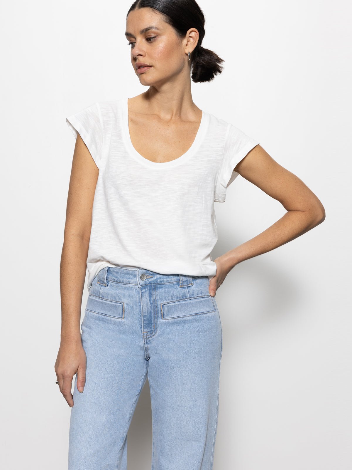 West Side Tee White | Sanctuary Clothing