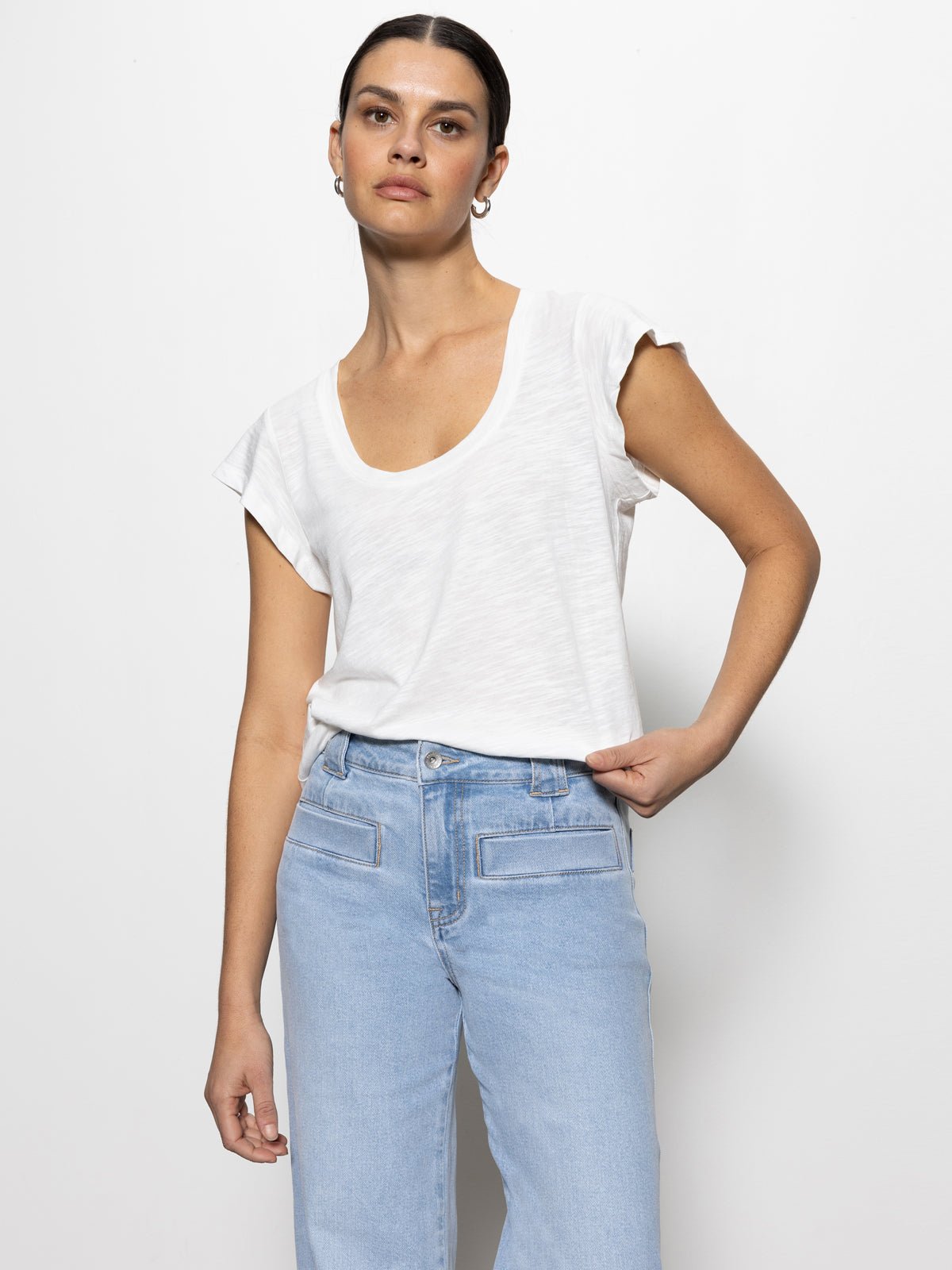West Side Tee White | Sanctuary Clothing