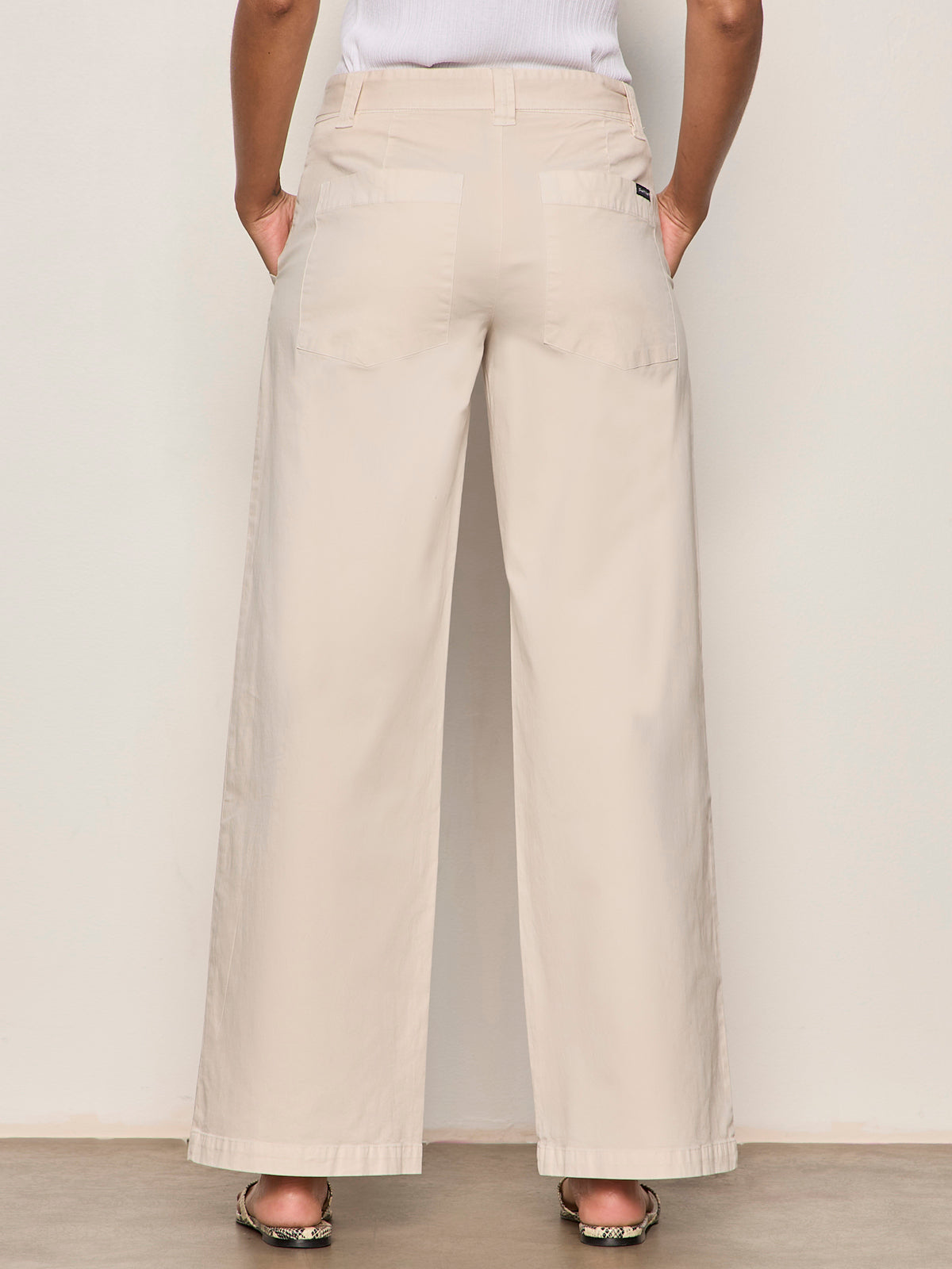 SOFT POLISHED WIDE LEG SUMMER SAND | Sanctuary Clothing