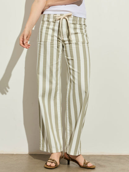 KEEPSAKE PANT OLIVE TREE/CHALK | Sanctuary Clothing