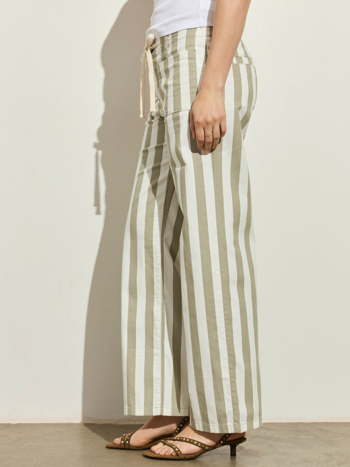 KEEPSAKE PANT OLIVE TREE/CHALK | Sanctuary Clothing