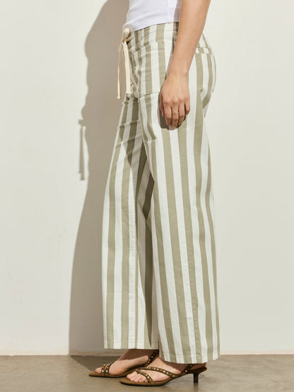 KEEPSAKE PANT OLIVE TREE/CHALK | Sanctuary Clothing