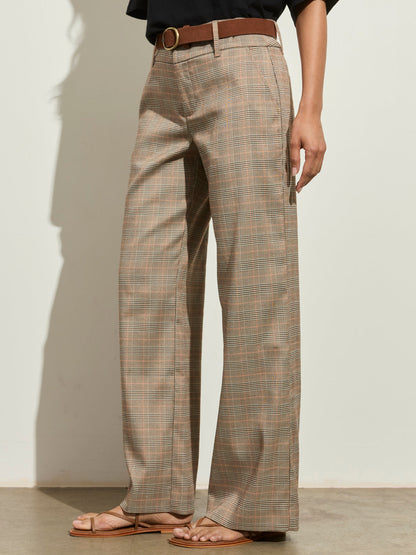 SPOTLIGHT PLAID TROUSER CAVIAR PLAID | Sanctuary Clothing