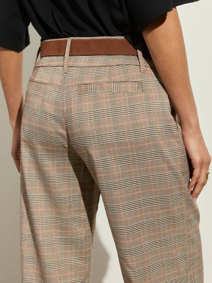 SPOTLIGHT PLAID TROUSER CAVIAR PLAID | Sanctuary Clothing