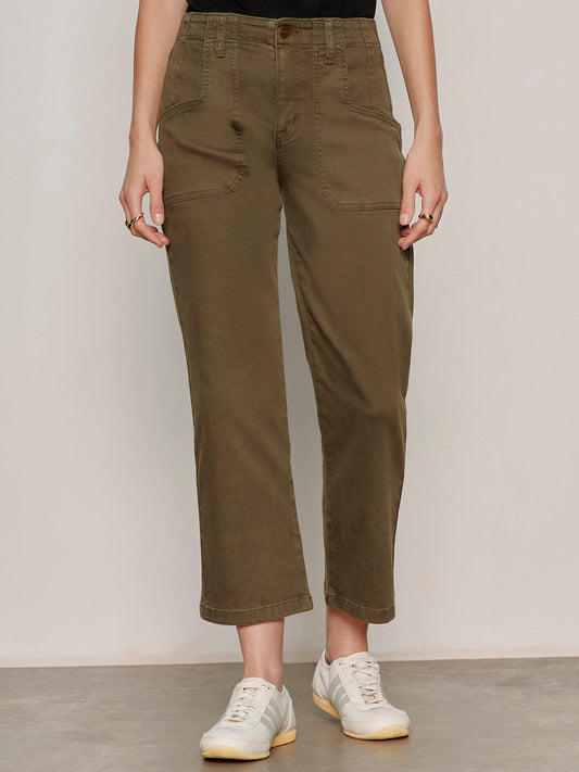 Retreat Crop Pant Burnt Olive | Sanctuary Clothing