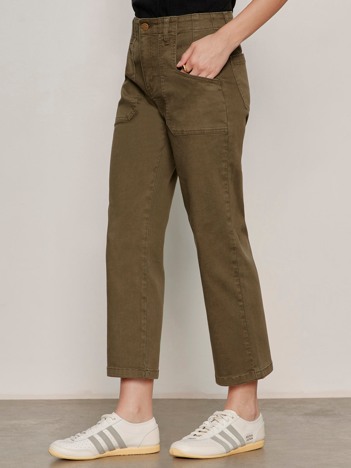 Retreat Crop Pant Burnt Olive | Sanctuary Clothing