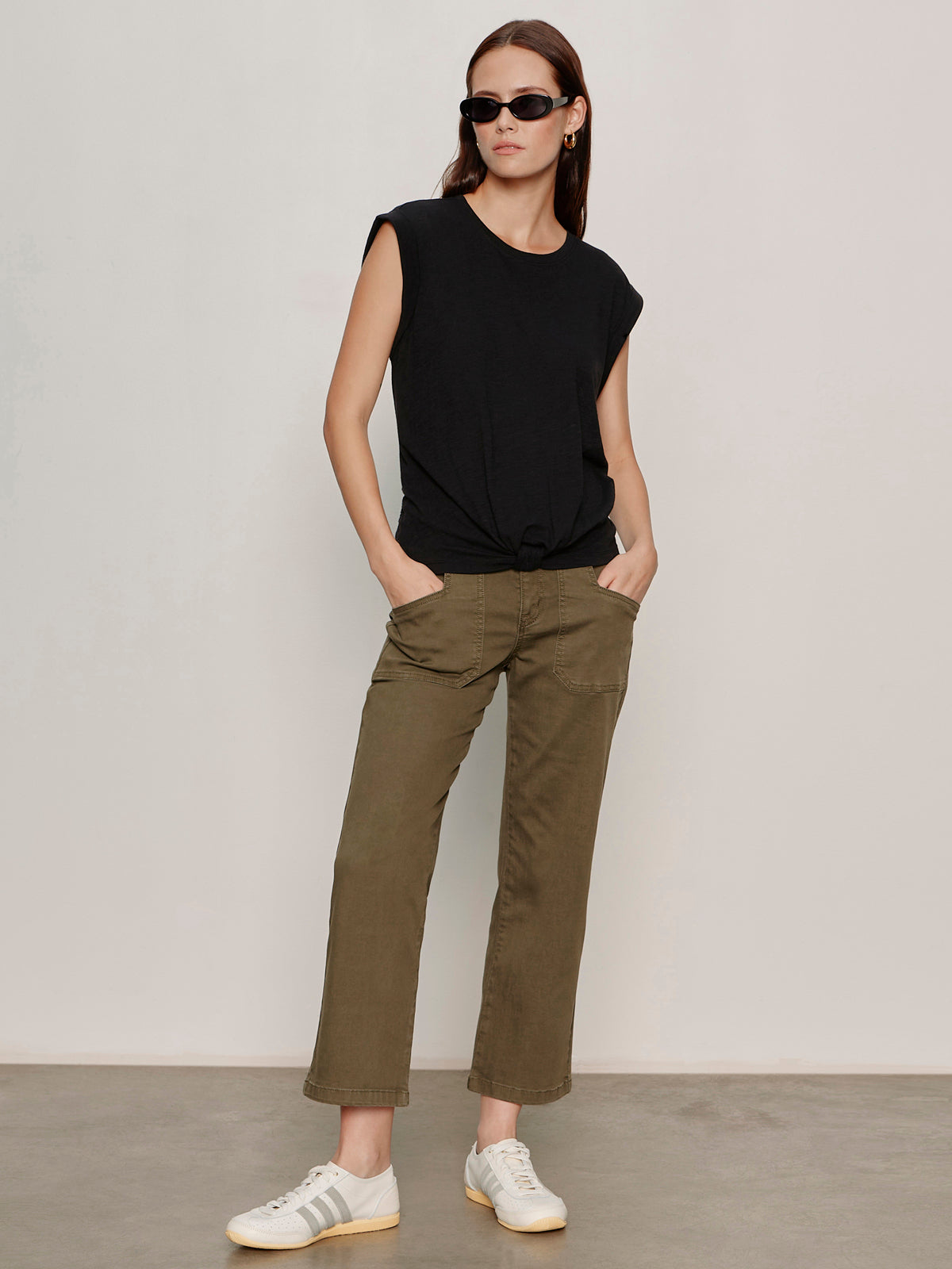 Retreat Crop Pant Burnt Olive | Sanctuary Clothing