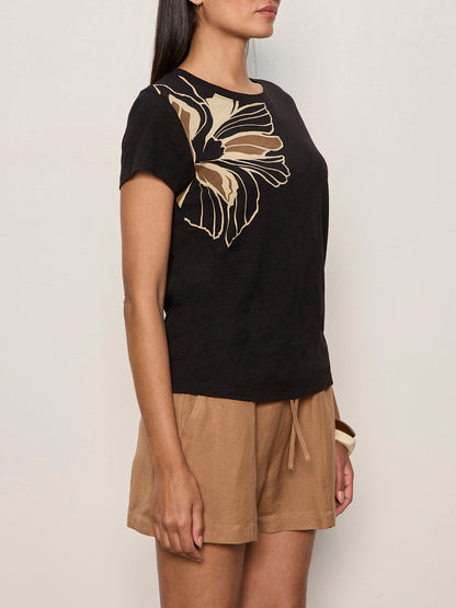 PERFECT TEE LOTUS PLACEMENT | Sanctuary Clothing