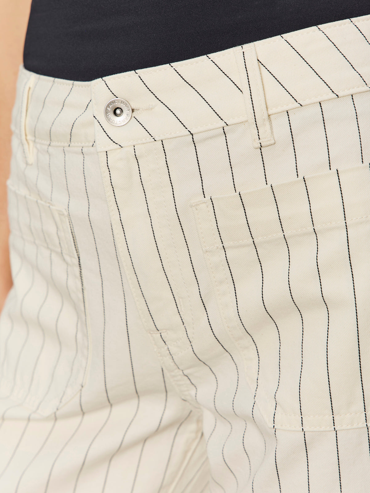 The Marine Jean Bleached White Pinstripe Petite Sizing | Sanctuary Clothing
