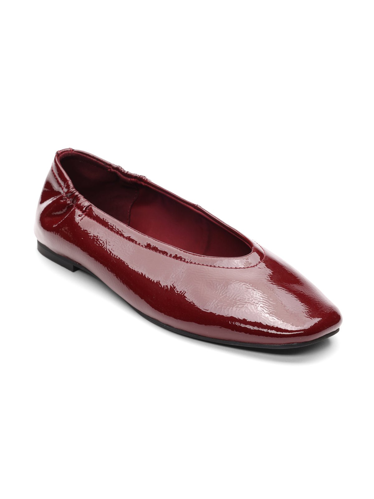 Gigi Ballet Flat Black Wine | Sanctuary Clothing