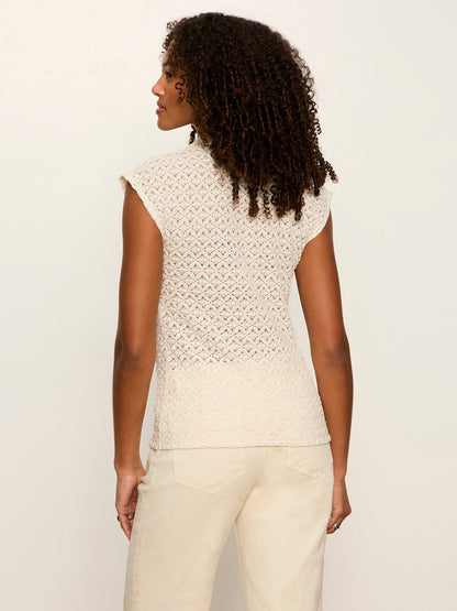 Everyday Muse Collared Tee Bone | Sanctuary Clothing