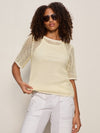 LEMON DROP/CHALK STRIPE