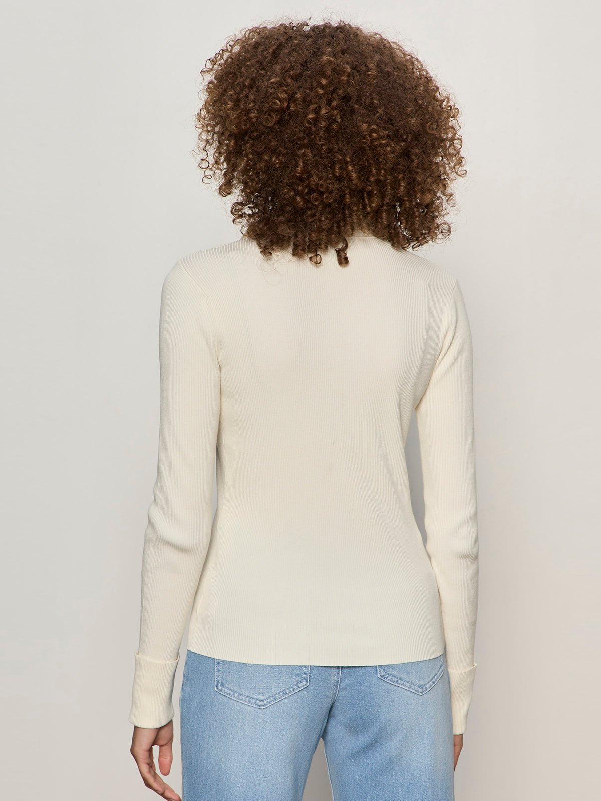 ONLY YOURS RIBBED ZIP SWEATER COLLAGEN | Sanctuary Clothing