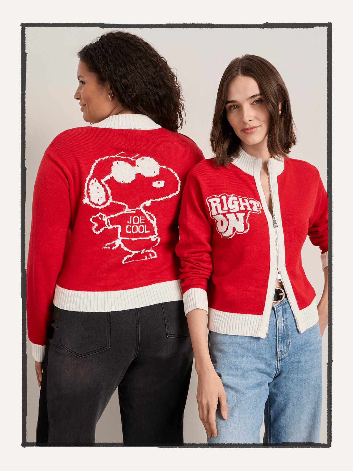JOE COOL ZIP UP SWEATER CHERRY LACQUER | Sanctuary Clothing
