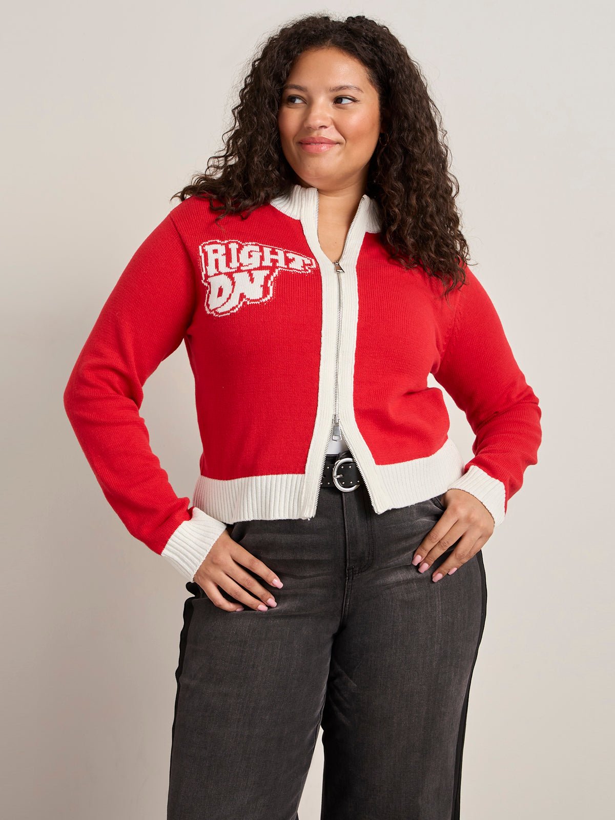 JOE COOL ZIP UP SWEATER CHERRY LACQUER | Sanctuary Clothing