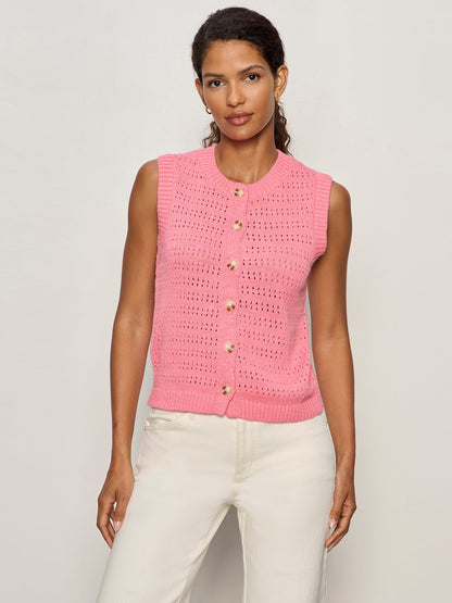 POINTELLE SHELL BLOOM PINK | Sanctuary Clothing