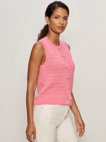 POINTELLE SHELL BLOOM PINK | Sanctuary Clothing