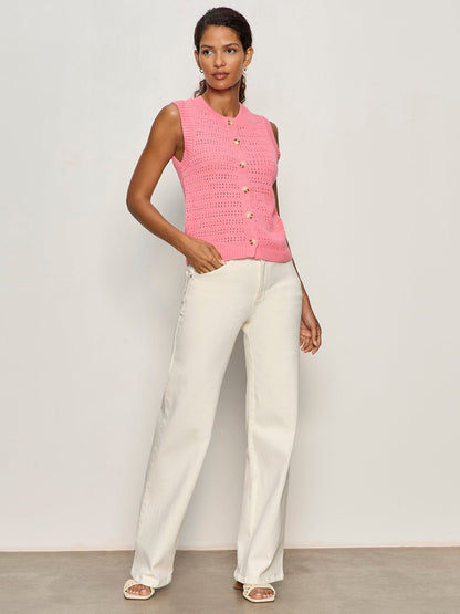 POINTELLE SHELL BLOOM PINK | Sanctuary Clothing
