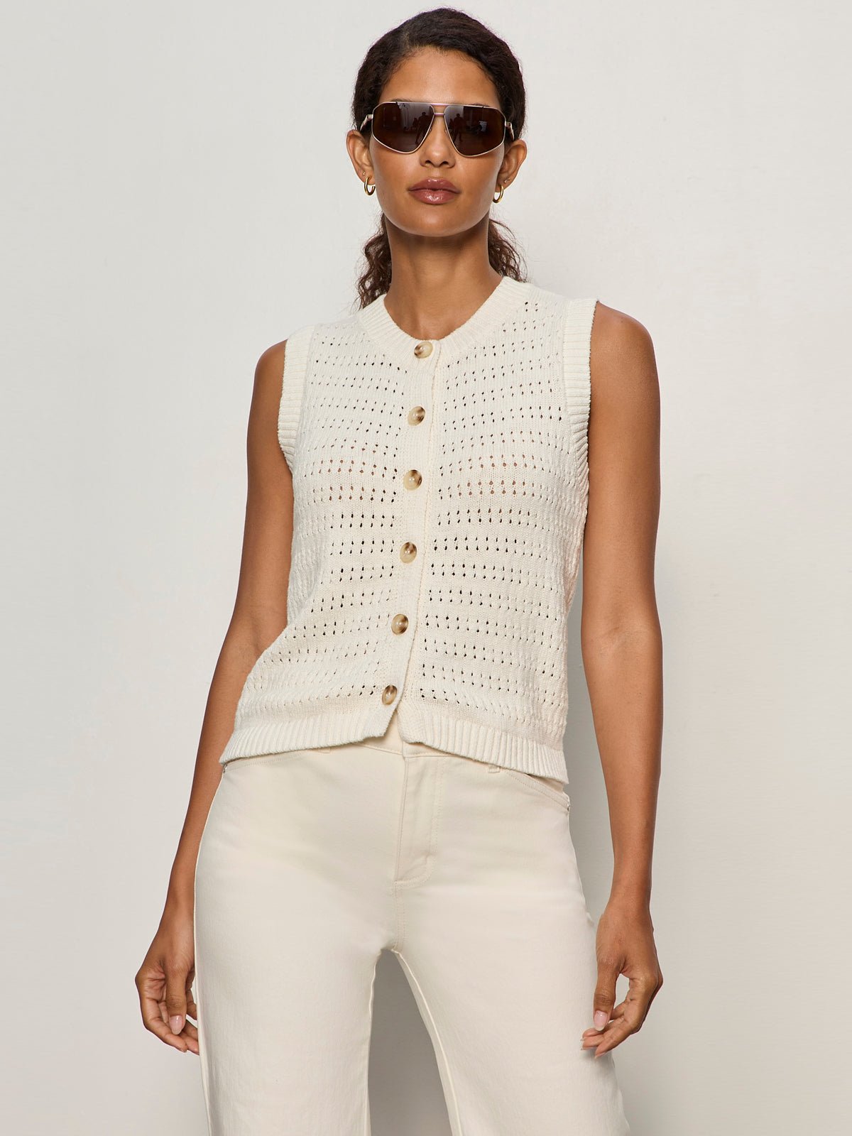 POINTELLE SHELL VINTAGE IVORY | Sanctuary Clothing