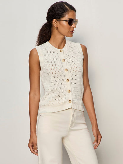 POINTELLE SHELL VINTAGE IVORY | Sanctuary Clothing