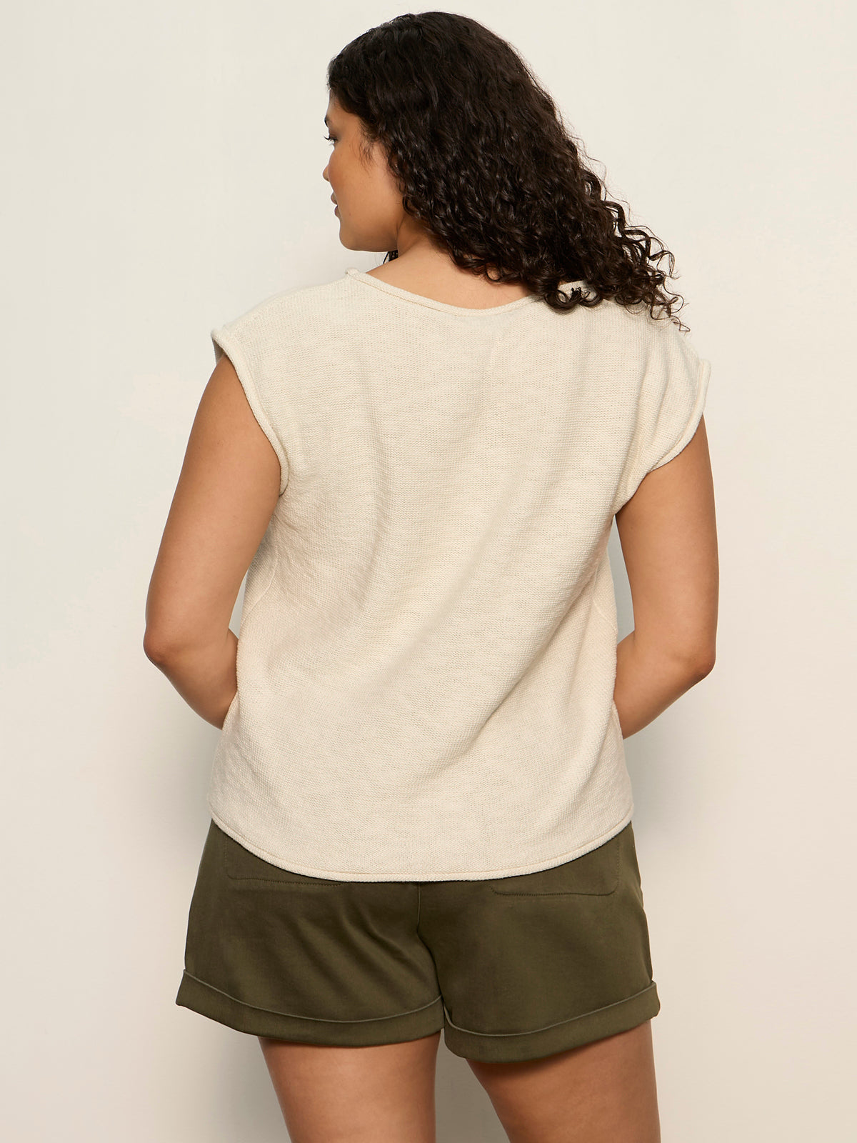 Easy Sweater Tee Collagen Extended Sizing | Sanctuary Clothing