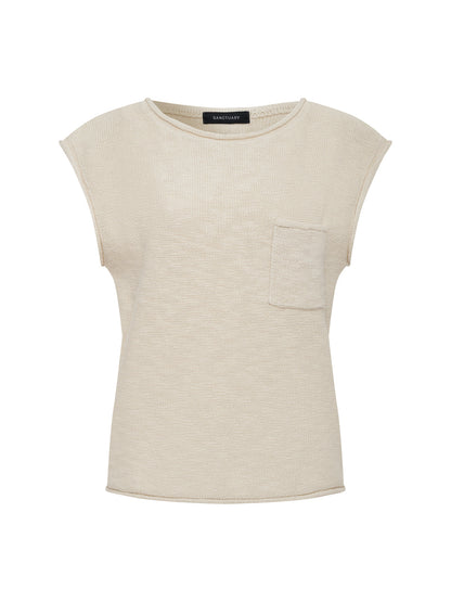 Easy Sweater Tee Collagen Extended Sizing | Sanctuary Clothing