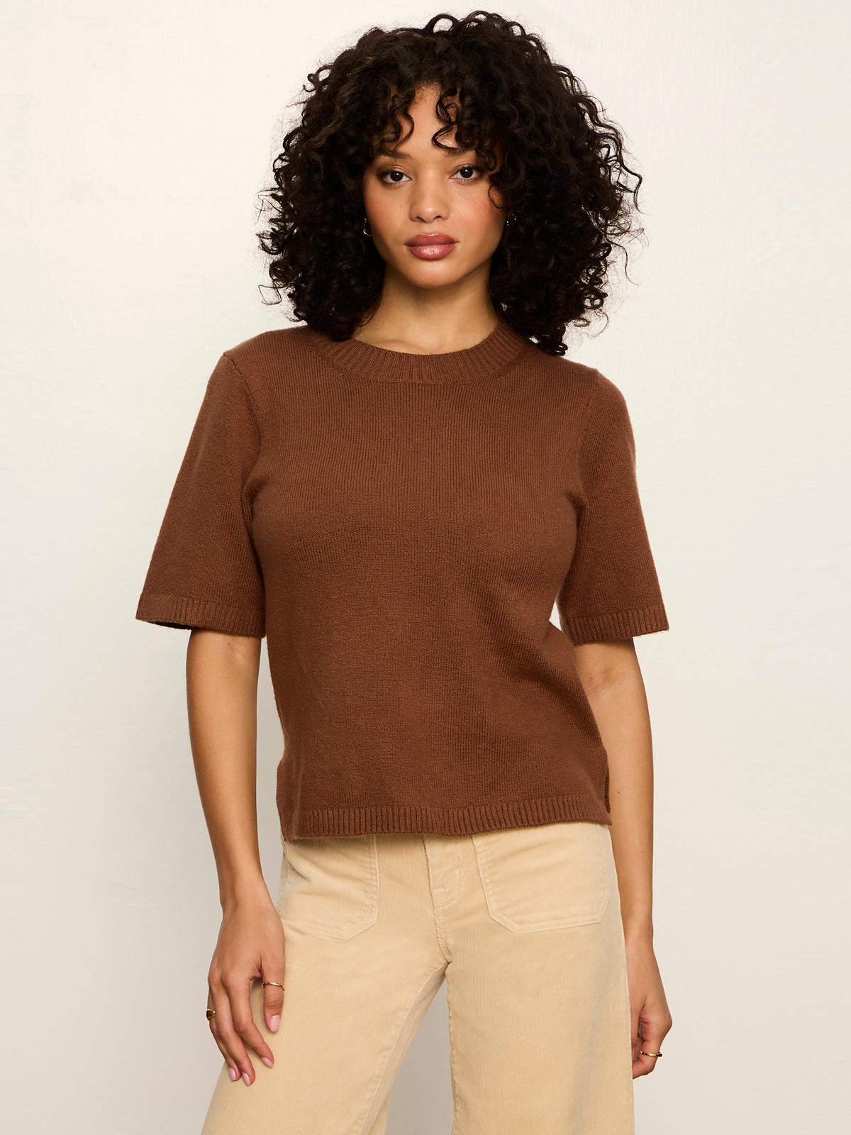 Perfect Sweater Tee Cocoa Powder | Sanctuary Clothing
