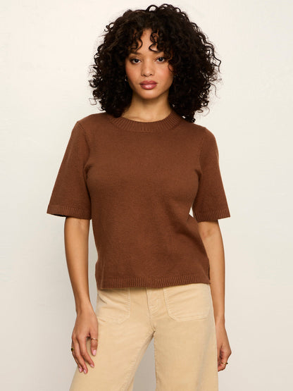 Perfect Sweater Tee Cocoa Powder | Sanctuary Clothing