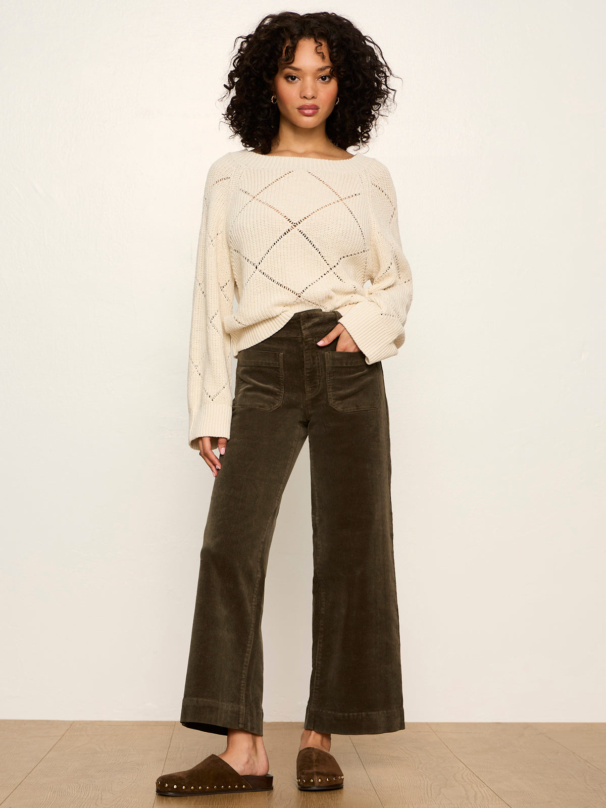 Diamond Stitch Popover Bone | Sanctuary Clothing