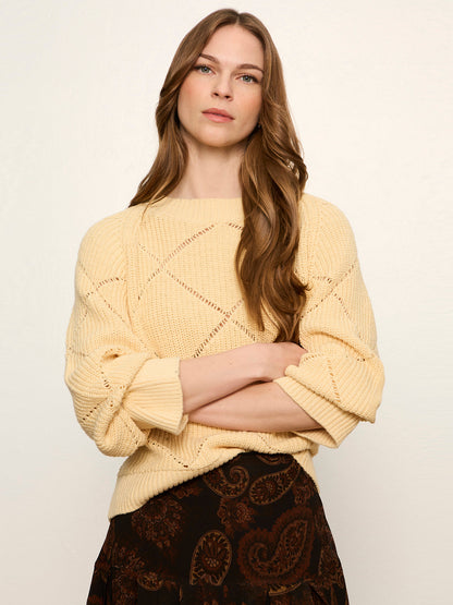 Diamond Stitch Popover Light Goldie | Sanctuary Clothing