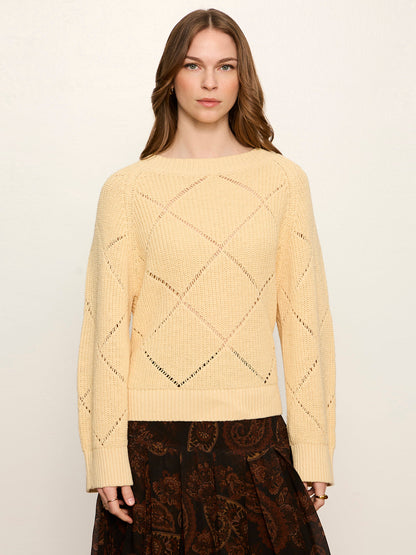 Diamond Stitch Popover Light Goldie | Sanctuary Clothing